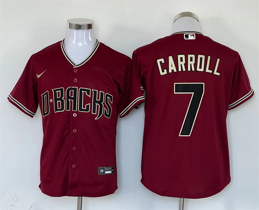 Men's Arizona Diamondbacks Corbin Carroll #7 Red Limited Jersey